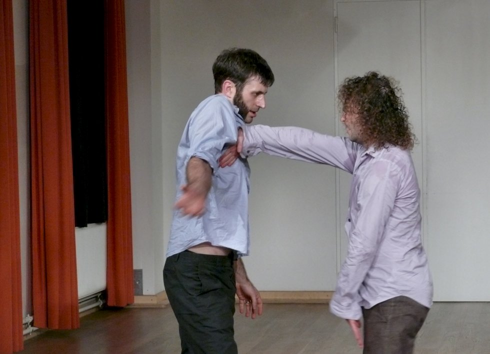 Image: Ralf Jaroschinski & Andrew Wass: Sci-fi Poetry; Dance duet 2009
